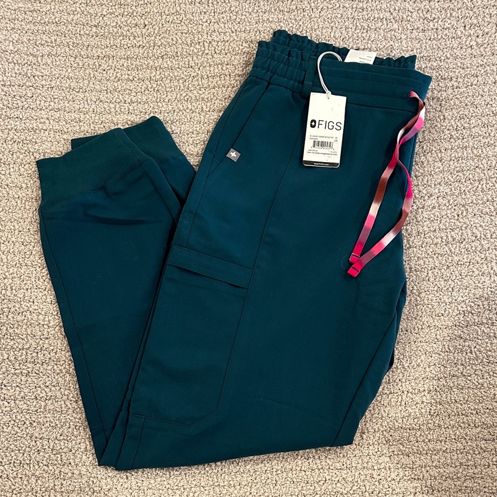 Figs Deep Teal Jogger Scrub Pants